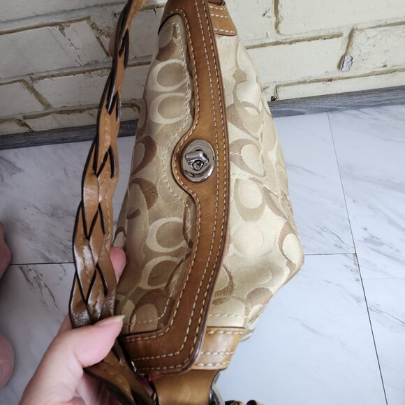 Euc Rare Coach Chelsea Optic Handbag Satchel Purse - Picture 5 of 14